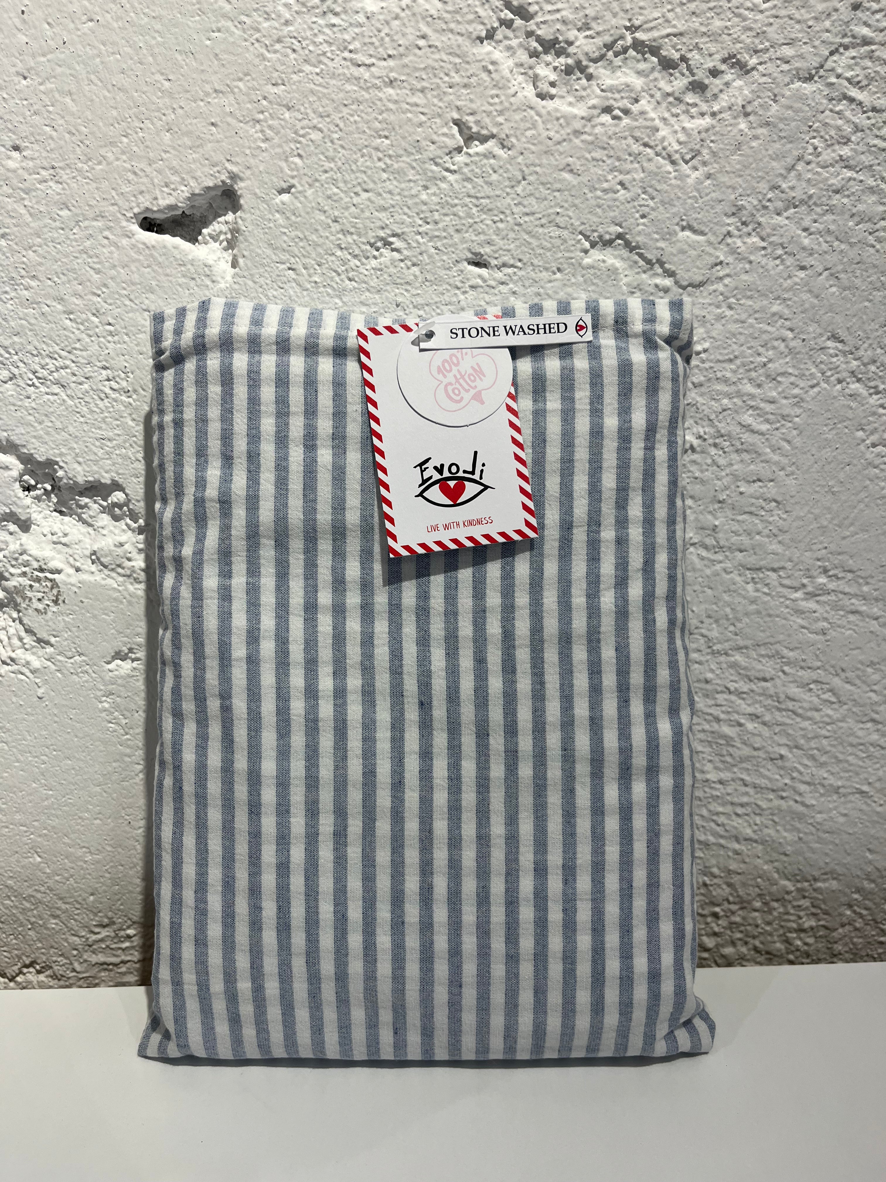 STRİPY BAĞCIKLI YASTIK KILIFI 50x70 cm