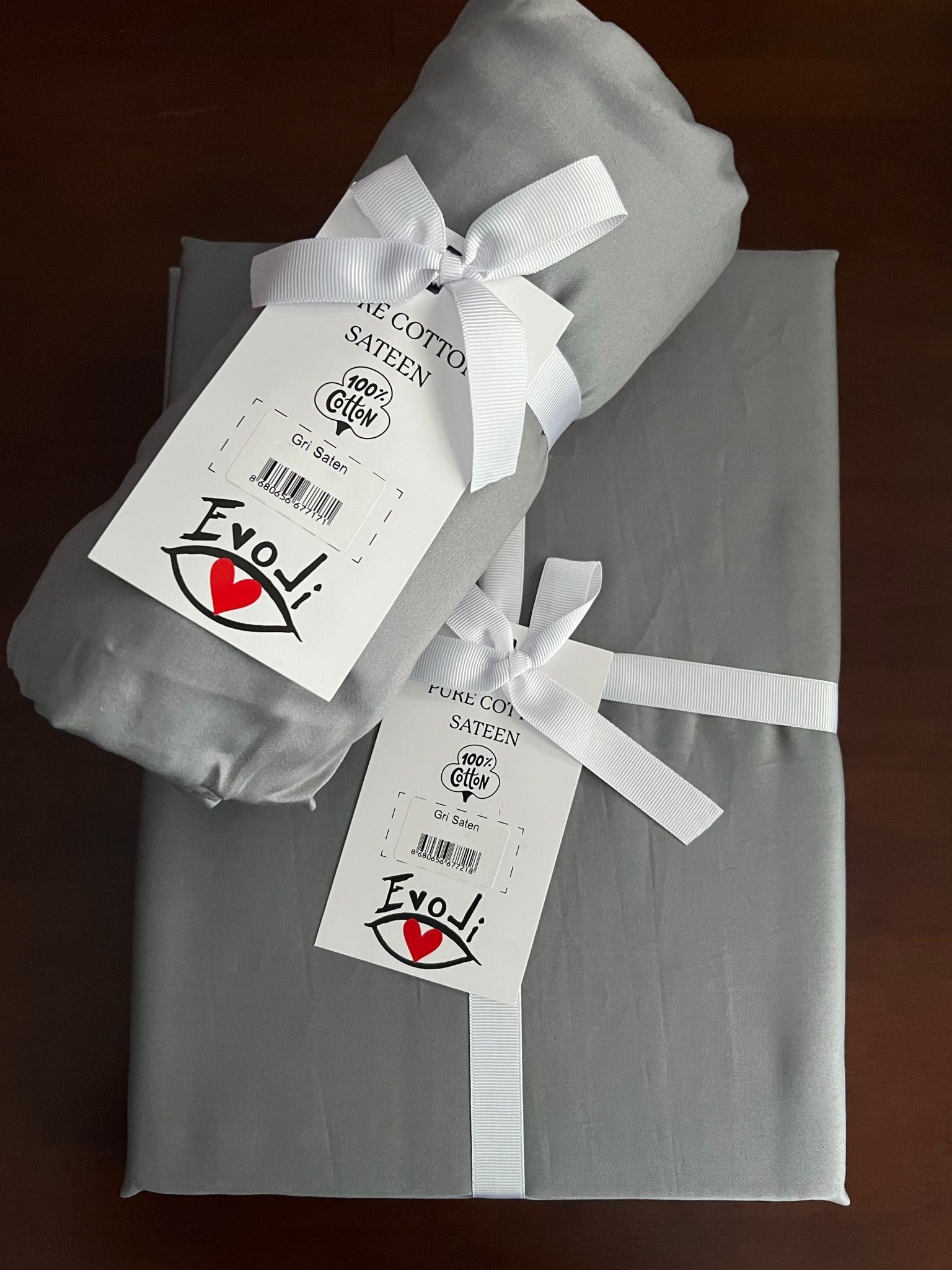 %100 Pamuk Saten Lastikli Tek Kişilik Çarşaf 200x200 cm