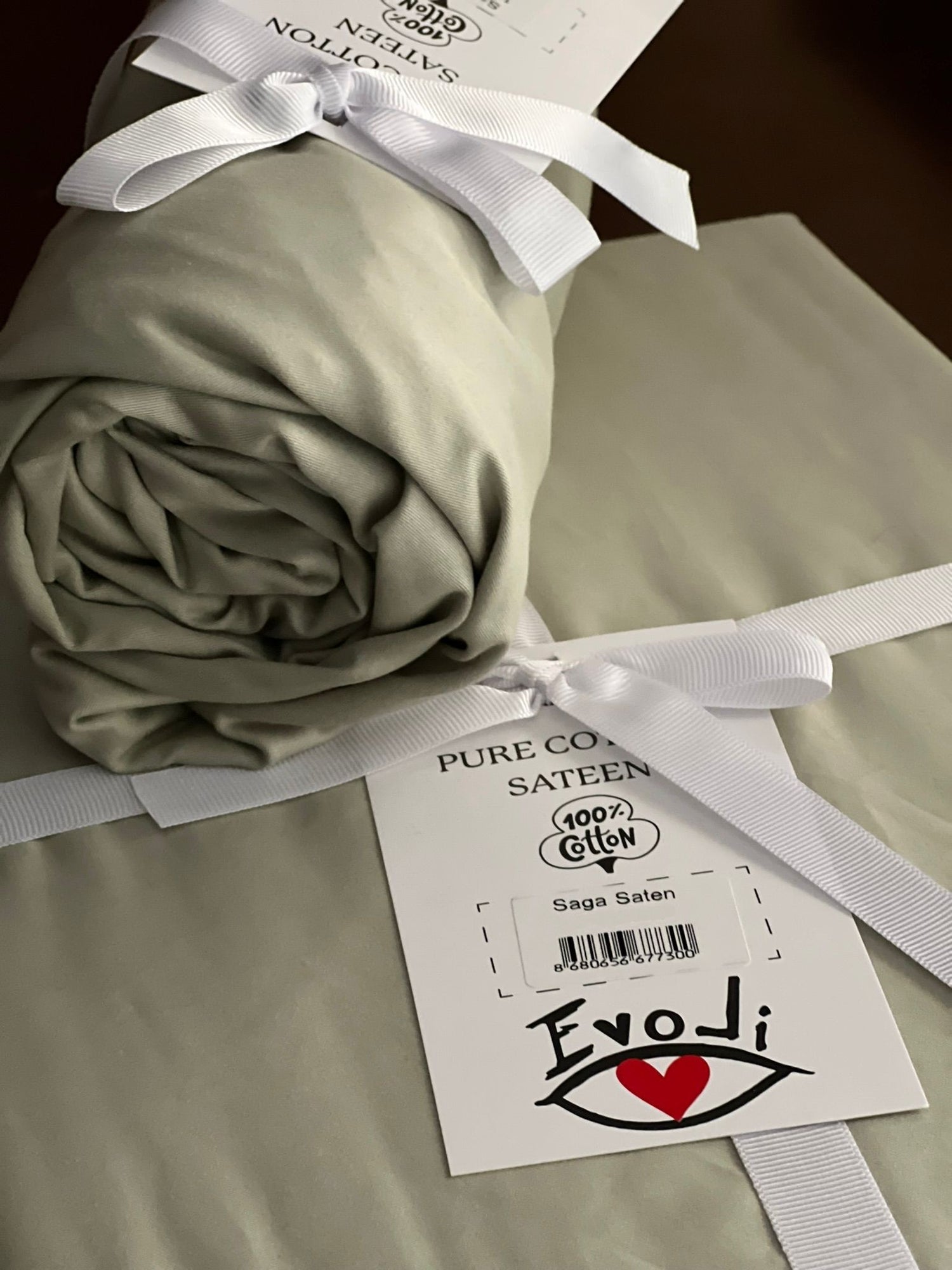 %100 Pamuk Saten Lastikli Tek Kişilik Çarşaf 180x200 cm