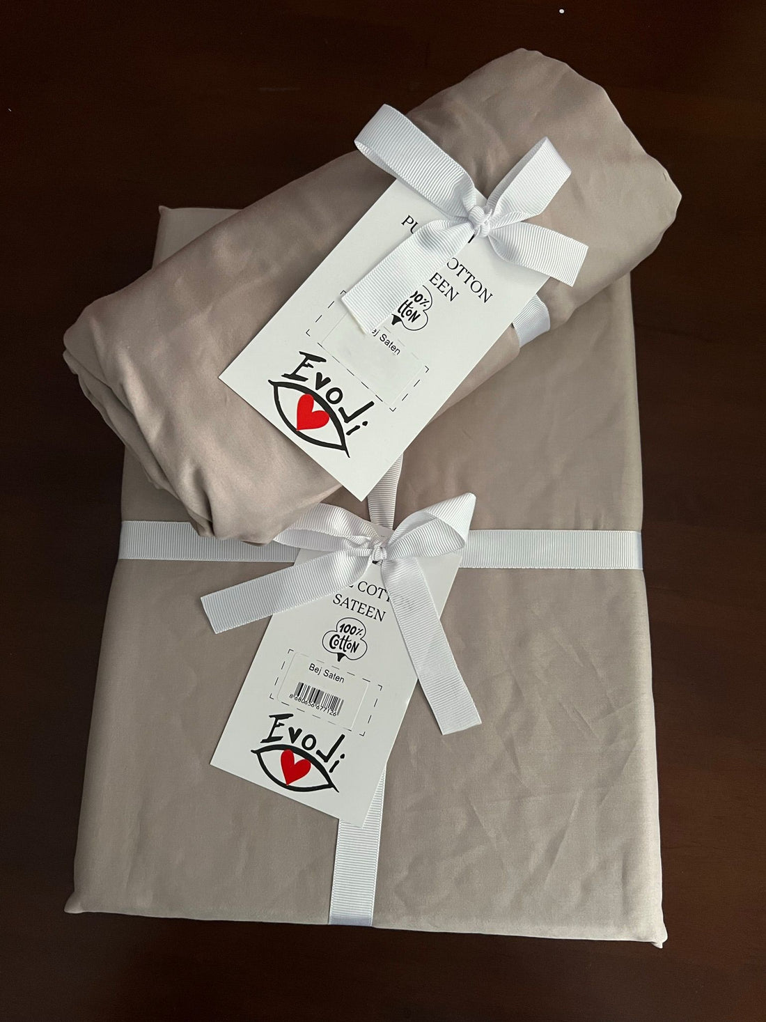 %100 Pamuk Saten Battal Boy Nevresim 240x220 cm