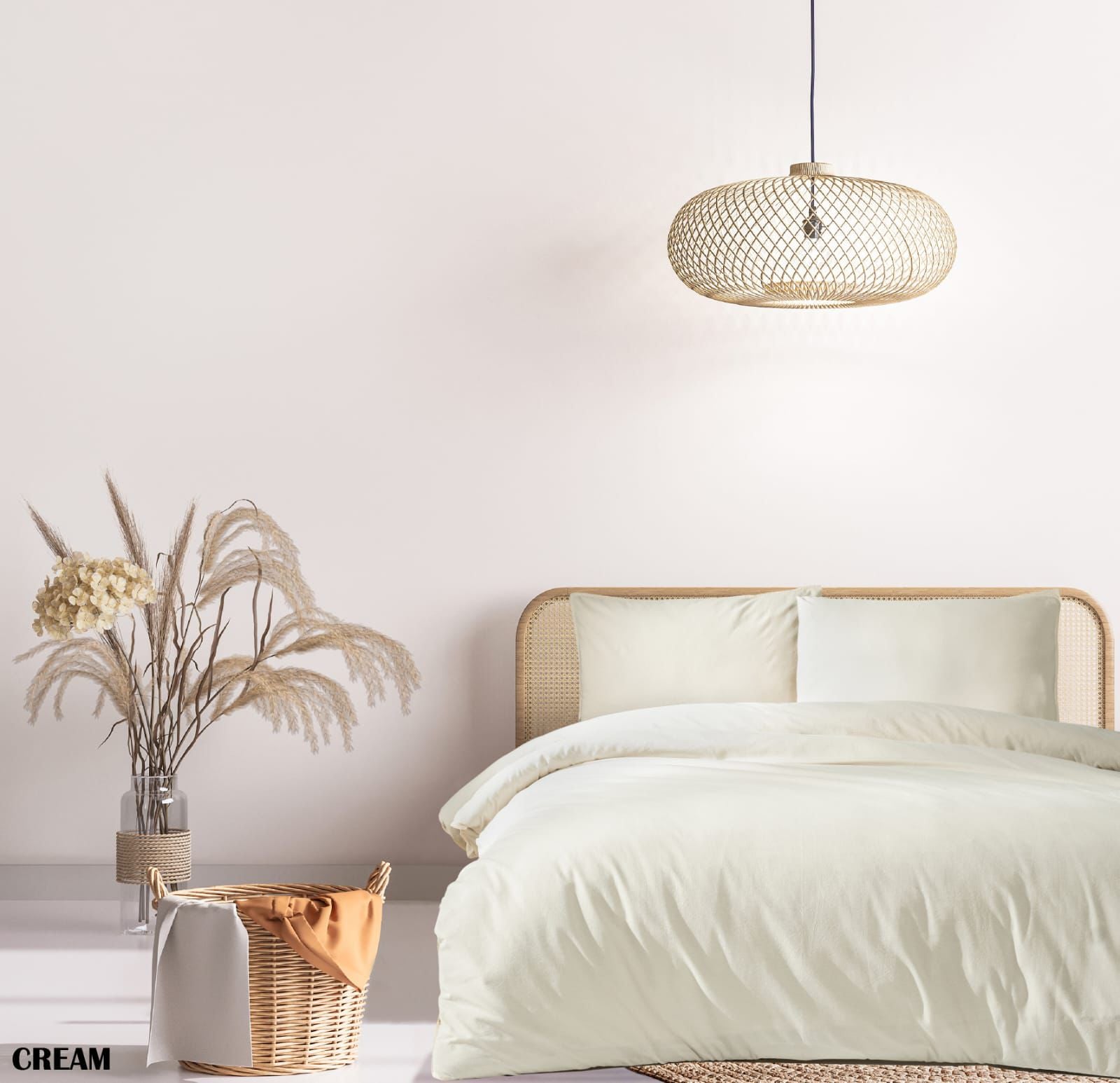 %100 Pamuk Yıkamalı Çift Kişilik Nevresim Takımı 240x260 cm