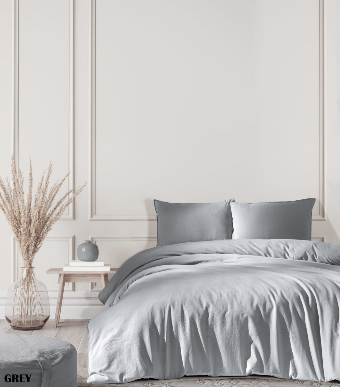 %100 Pamuk Yıkamalı Çift Kişilik Nevresim Takımı 240x260 cm